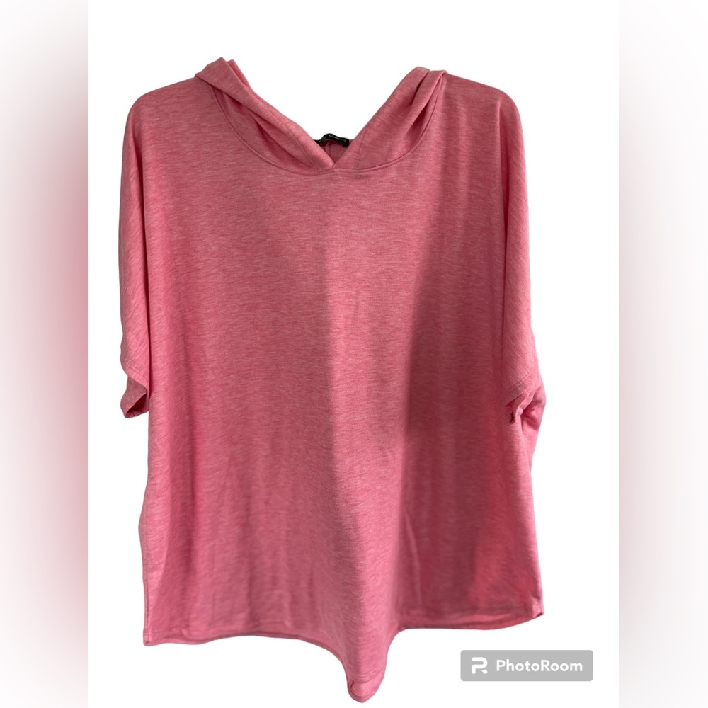 Kim & Cami Short Sleeve Hoodie. Soft & Comfy. Dolman Sleeves. Size-3X.